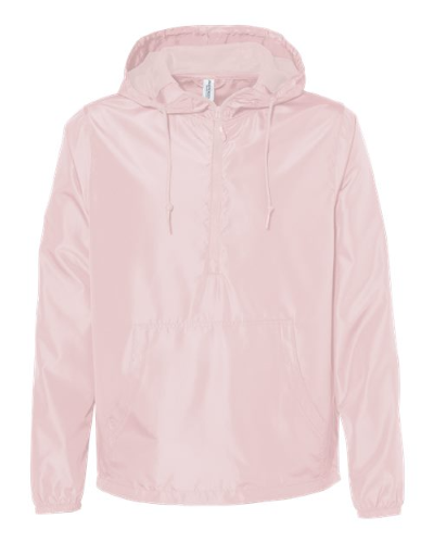 Picture of Independent Trading Co Unisex Lightweight Quarter-Zip Windbreaker Pullover Jacket