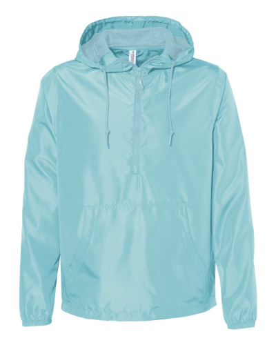 Picture of Independent Trading Co Unisex Lightweight Quarter-Zip Windbreaker Pullover Jacket