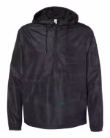 Picture of Independent Trading Co Unisex Lightweight Quarter-Zip Windbreaker Pullover Jacket