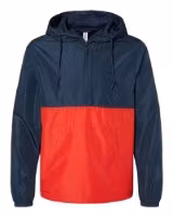 Picture of Independent Trading Co Unisex Lightweight Quarter-Zip Windbreaker Pullover Jacket