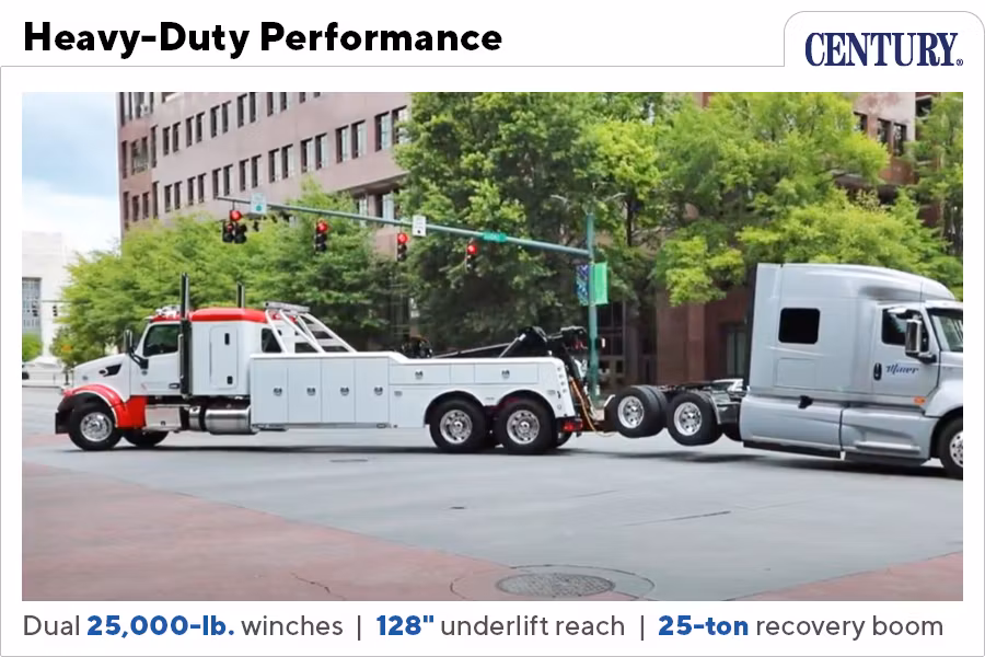 Picture of 2025 Century 5130 25 Ton Wrecker, Western Star 4900 with 36" Sleeper, 21490