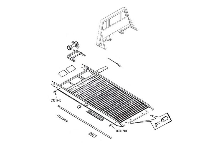 Picture of Miller, Carrier Clearance Light Grommet Kit 2.5" Round Black