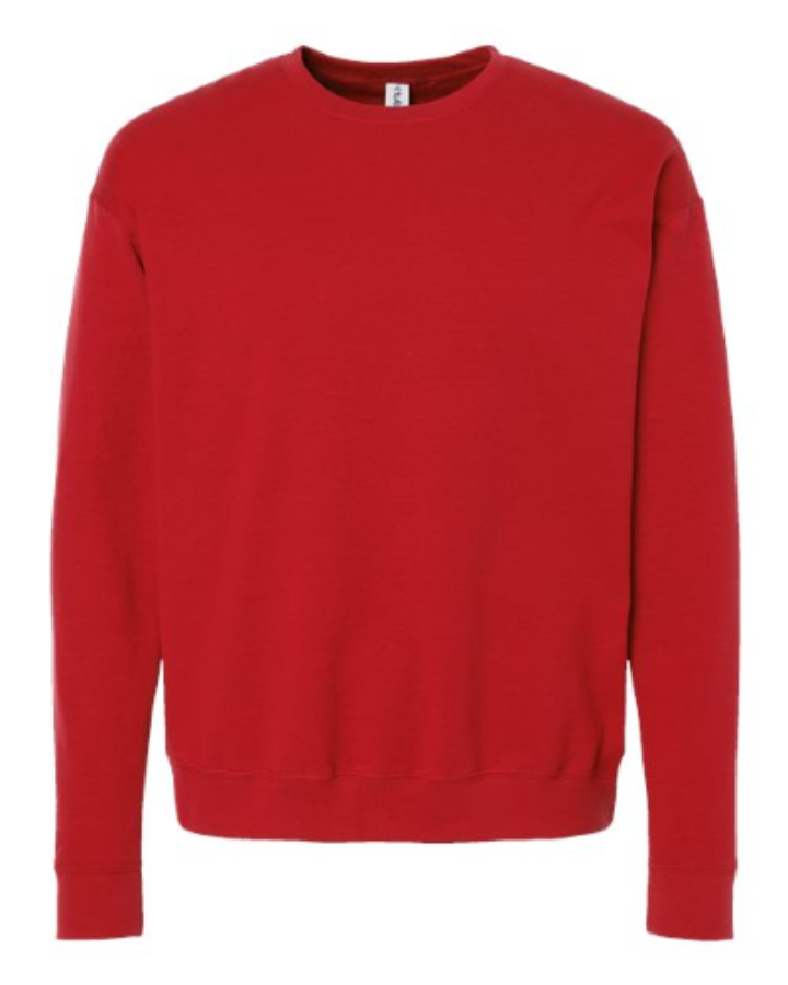 Tultex Unisex Fleece Crewneck Sweatshirt Perspective View