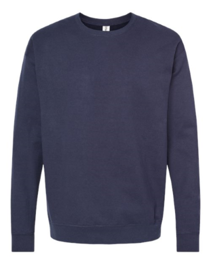 Tultex Unisex Fleece Crewneck Sweatshirt Close Up Detail