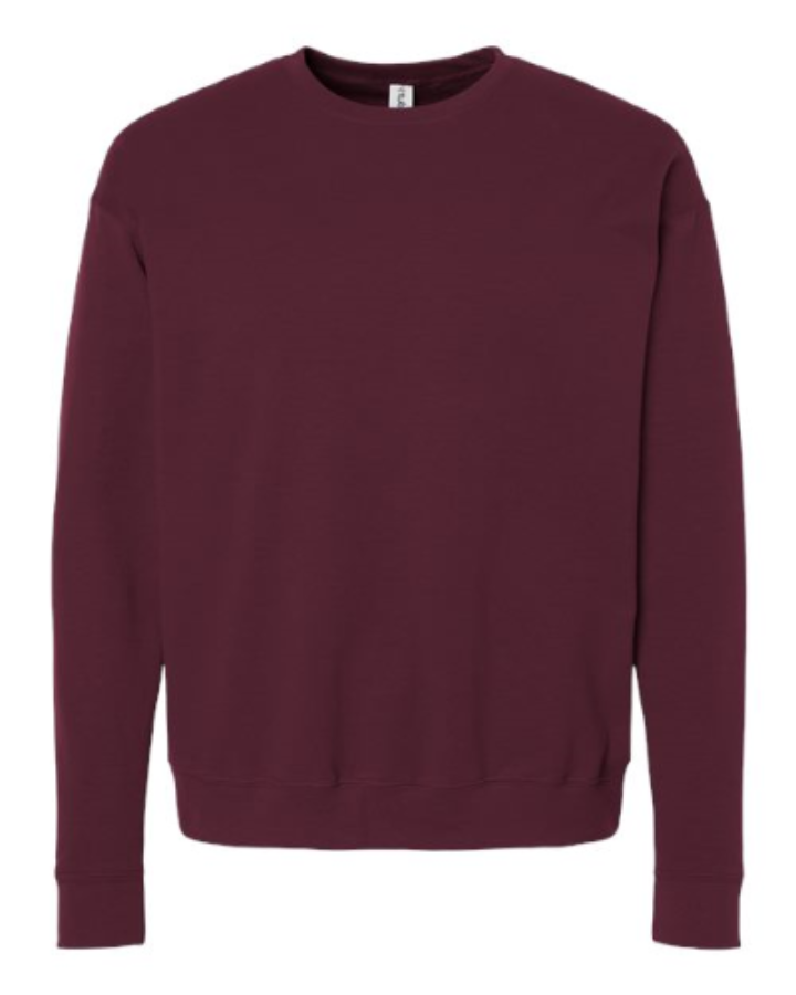 Tultex Unisex Fleece Crewneck Sweatshirt Perspective View