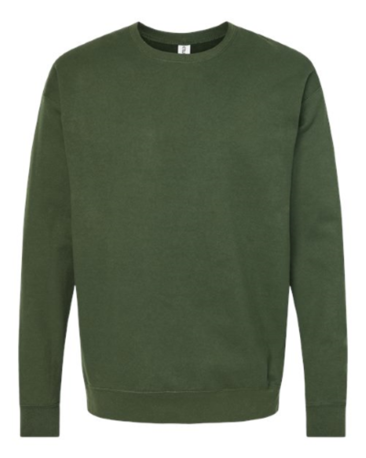 Tultex Unisex Fleece Crewneck Sweatshirt Feature Close-up