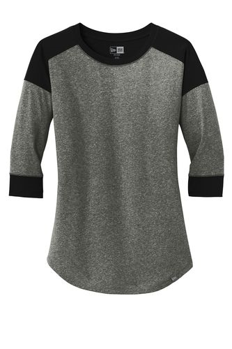 Picture of New Era Women's Heritage Blend 3/4-Sleeve Baseball Raglan Tee