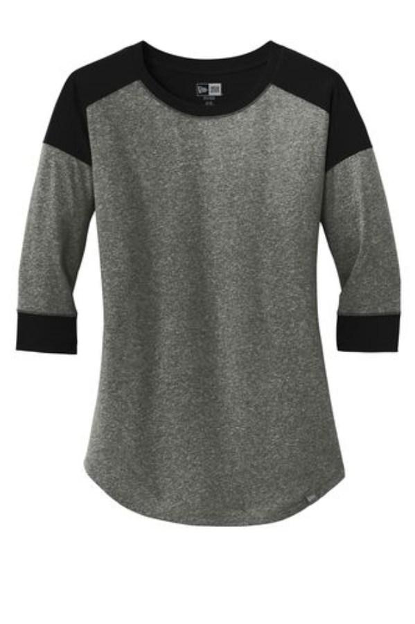 Picture of New Era Women's Heritage Blend 3/4-Sleeve Baseball Raglan Tee