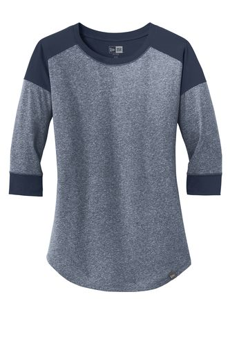 Picture of New Era Women's Heritage Blend 3/4-Sleeve Baseball Raglan Tee