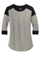 Picture of New Era Women's Heritage Blend 3/4-Sleeve Baseball Raglan Tee