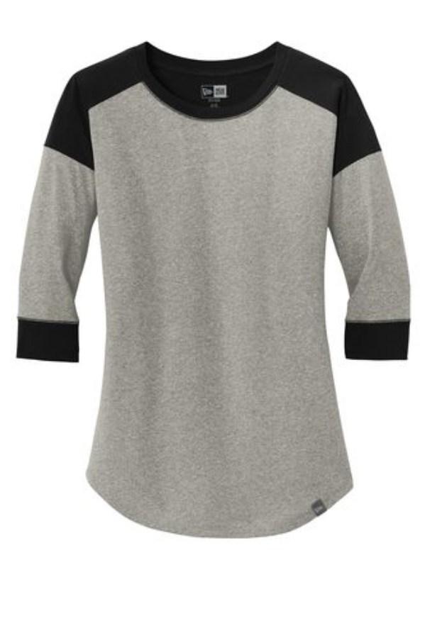 Picture of New Era Women's Heritage Blend 3/4-Sleeve Baseball Raglan Tee