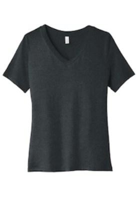 Picture of BELLA+CANVAS Women's Relaxed Heather CVC V-Neck Tee