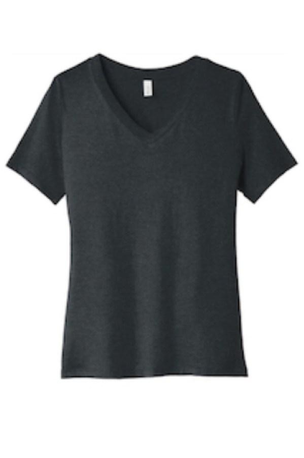 Picture of BELLA+CANVAS Women's Relaxed Heather CVC V-Neck Tee