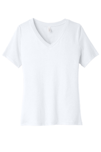 Picture of BELLA+CANVAS Women's Relaxed Heather CVC V-Neck Tee