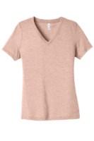 Picture of BELLA+CANVAS Women's Relaxed Heather CVC V-Neck Tee