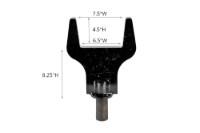 Picture of Bro Wreckers 6-1/2" Wide Rear Axle Tall Fork