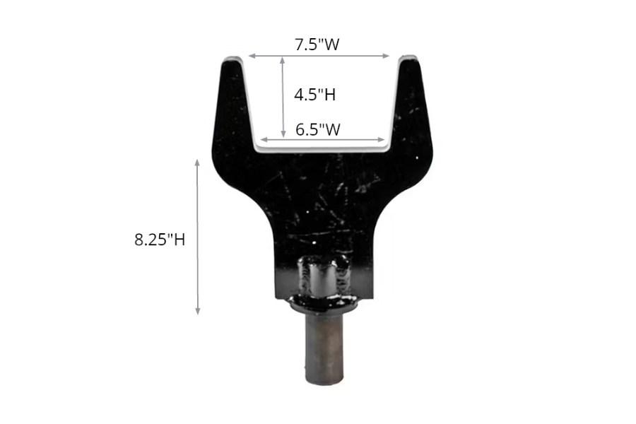 Picture of Bro Wreckers 6-1/2" Wide Rear Axle Tall Fork