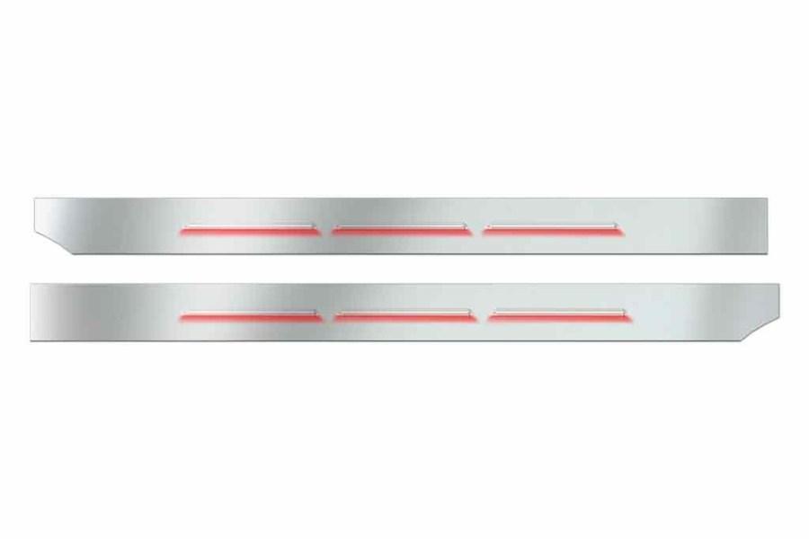 Picture of Trux Louvered "Glow Trim" Sleeper Panels - Peterbilt