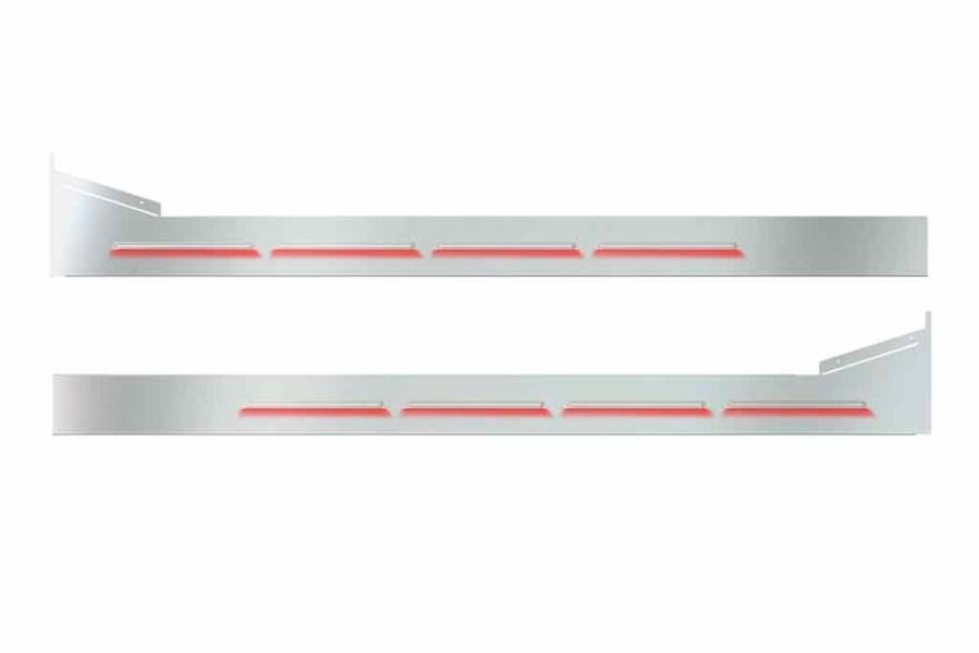 Picture of Trux Louvered "Glow Trim" Sleeper Panels - Peterbilt