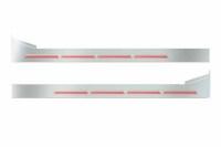 Picture of Trux Louvered "Glow Trim" Sleeper Panels - Peterbilt