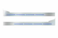 Picture of Trux Louvered "Glow Trim" Sleeper Panels - Peterbilt