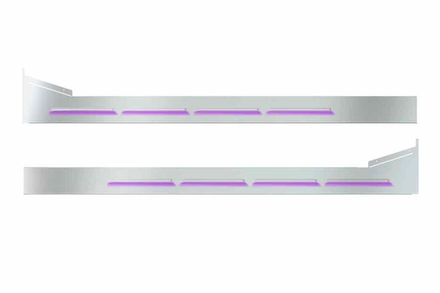 Picture of Trux Louvered "Glow Trim" Sleeper Panels - Peterbilt