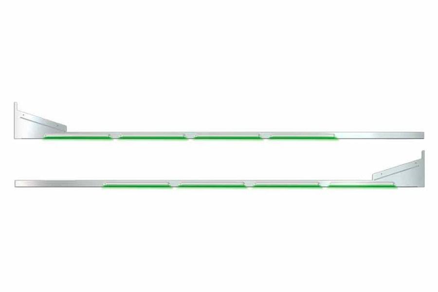 Picture of Trux Louvered "Glow Trim" Sleeper Panels - Peterbilt