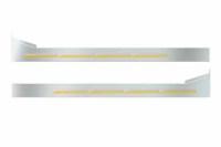 Picture of Trux Louvered "Glow Trim" Sleeper Panels - Peterbilt