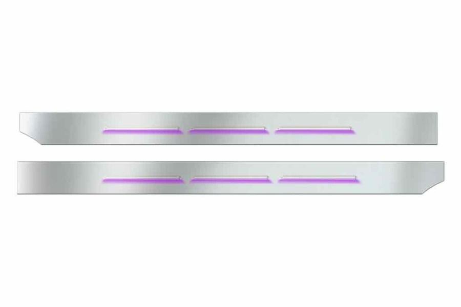 Picture of Trux Louvered "Glow Trim" Sleeper Panels - Peterbilt