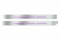 Picture of Trux Louvered "Glow Trim" Sleeper Panels - Peterbilt