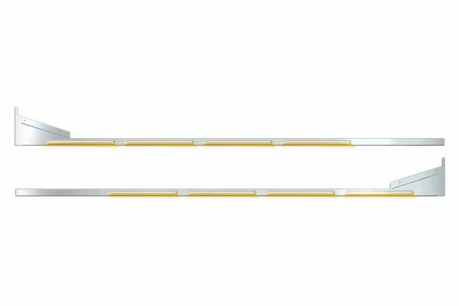 Picture of Trux Louvered "Glow Trim" Sleeper Panels - Peterbilt