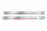 Picture of Trux Louvered "Glow Trim" Sleeper Panels - Peterbilt