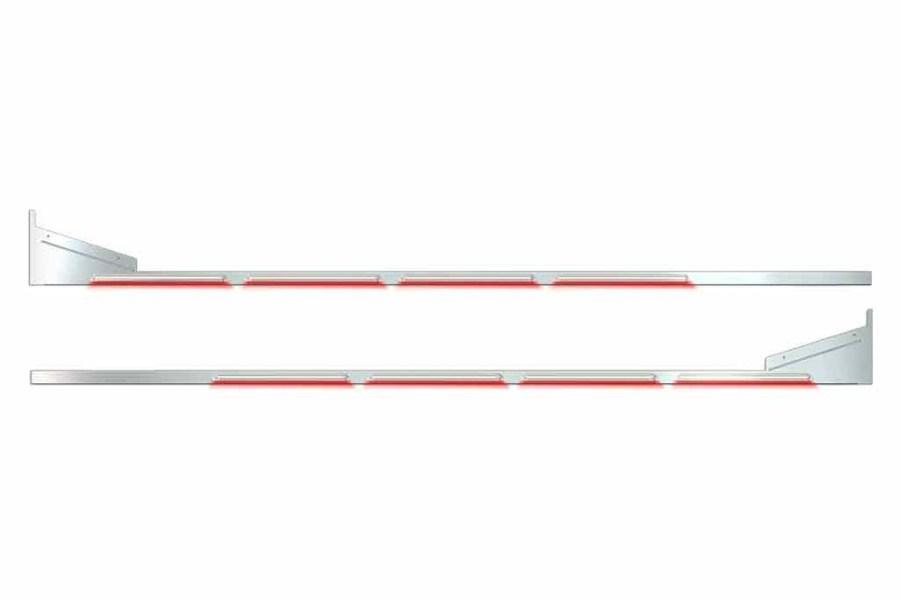 Picture of Trux Louvered "Glow Trim" Sleeper Panels - Peterbilt