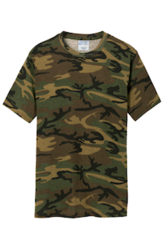 Picture of Port & Company Core Cotton Camo Tee