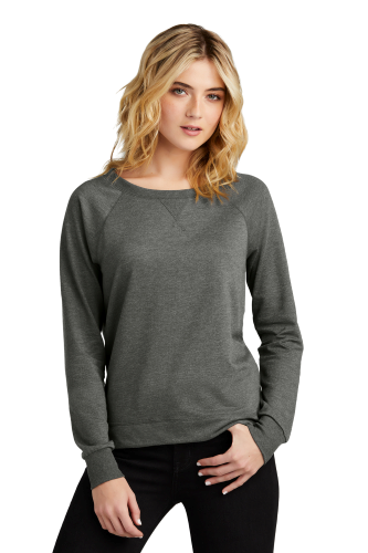 Picture of District Women's Featherweight French Terry Long Sleeve Crewneck