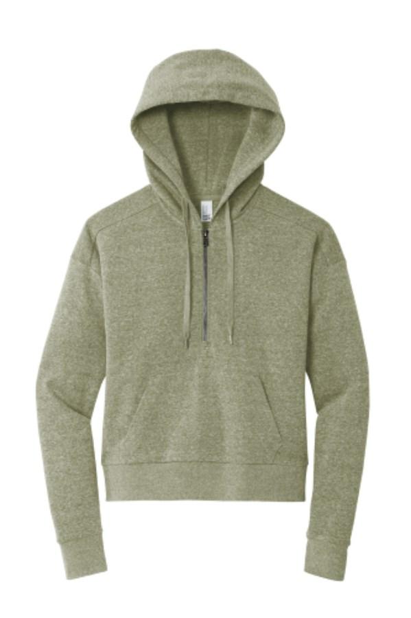 Picture of District Women's Perfect Tri Fleece 1/2-Zip Pullover