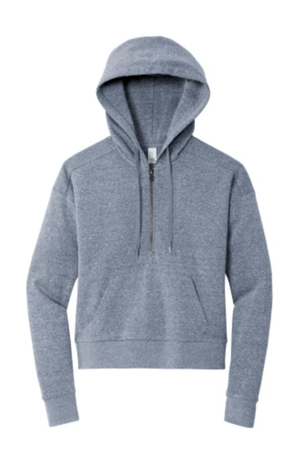 Picture of District Women's Perfect Tri Fleece 1/2-Zip Pullover