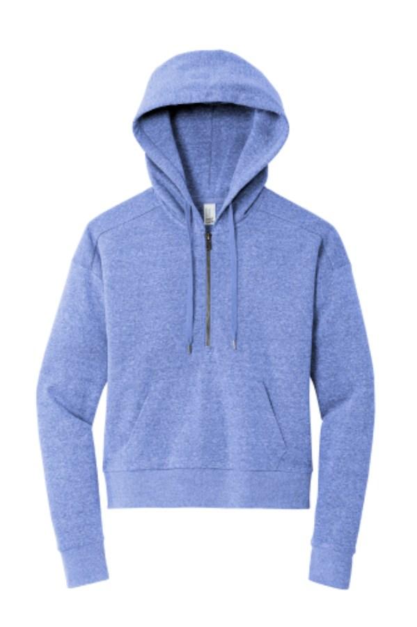 Picture of District Women's Perfect Tri Fleece 1/2-Zip Pullover