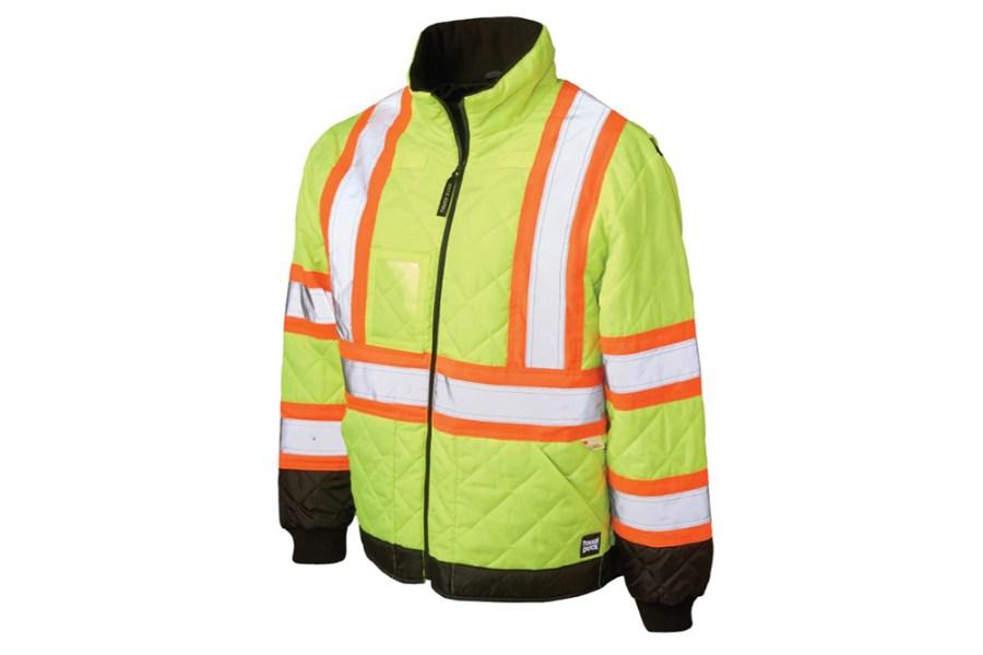Picture of Tough Duck Safety Quilted Safety Trucker Jacket