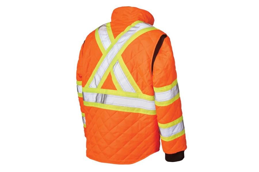 Picture of Tough Duck Safety Quilted Safety Trucker Jacket