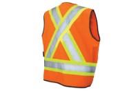 Picture of Tough Duck Safety Poly Twill Deluxe Safety Vest