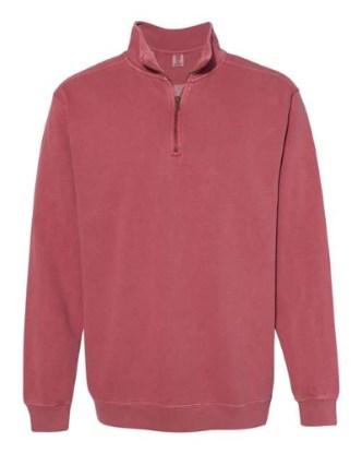Picture of Comfort Colors Unisex Garment-Dyed 1/4-Zip Sweatshirt