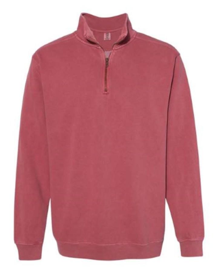 Picture of Comfort Colors Unisex Garment-Dyed 1/4-Zip Sweatshirt