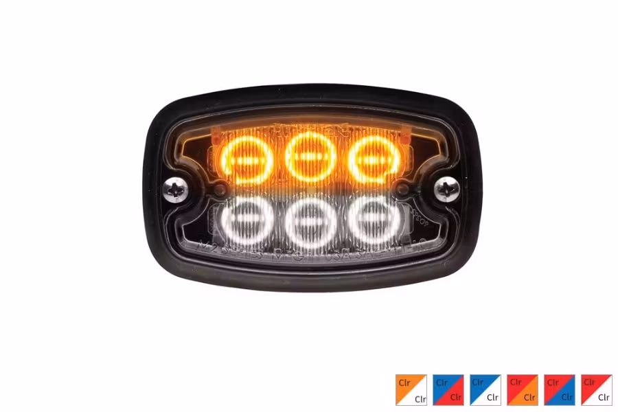 Picture of Whelen M2 Wide Angle Series Super LED Lightheads Split Color