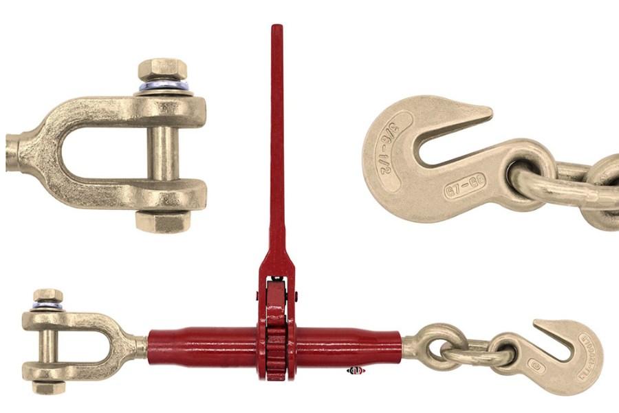 Picture of Durabilt (DR) Pro-Bind Series - Heavier Duty Ratchet Binder - Jaw and 1/2" Grab Hook