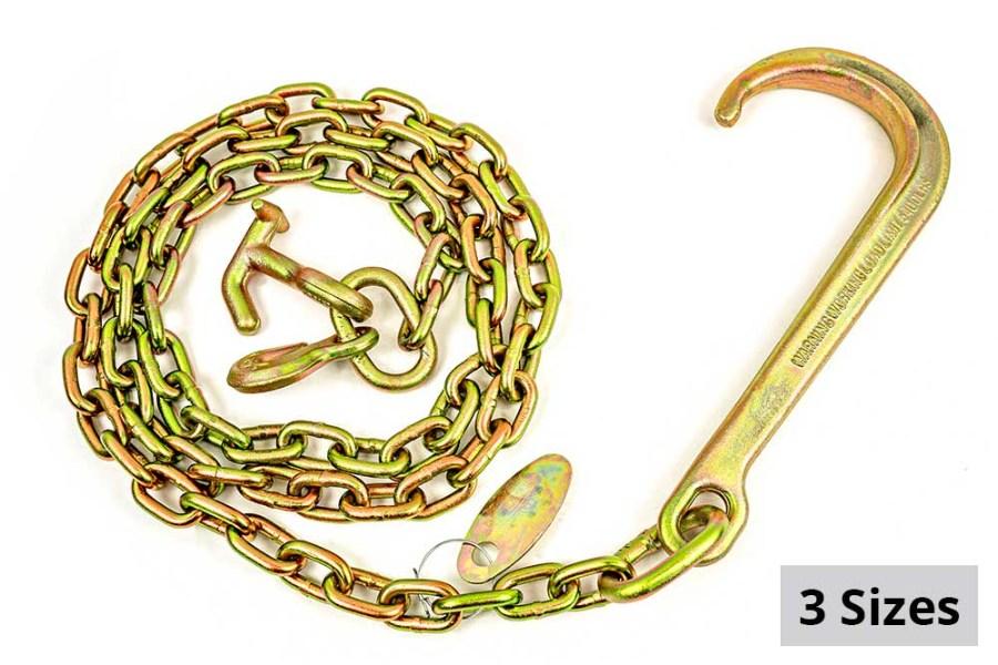 Picture of SafeAll J Chain Assembly with 15" J-Hook and Grab