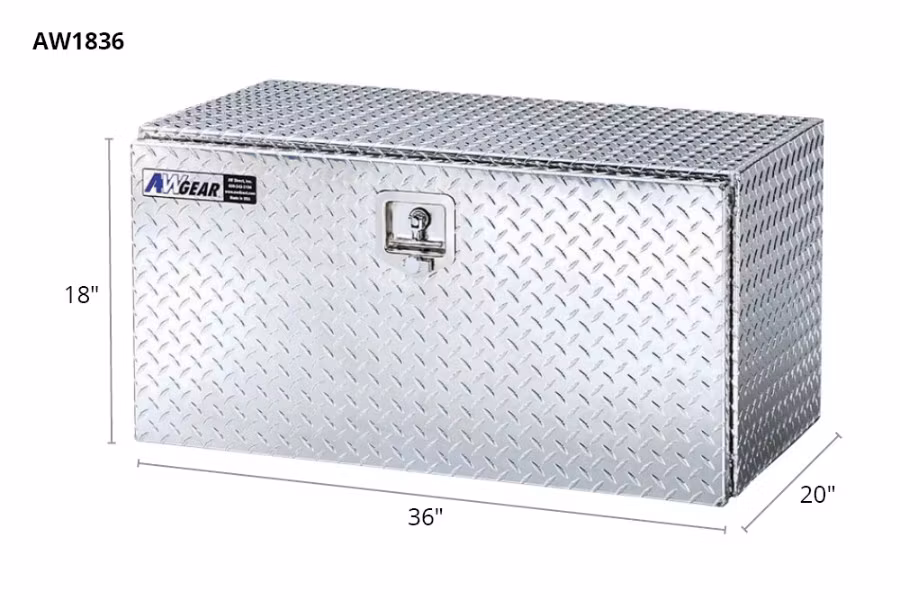 Picture of AW Direct Heavy-Duty Aluminum Underbed Tool Box