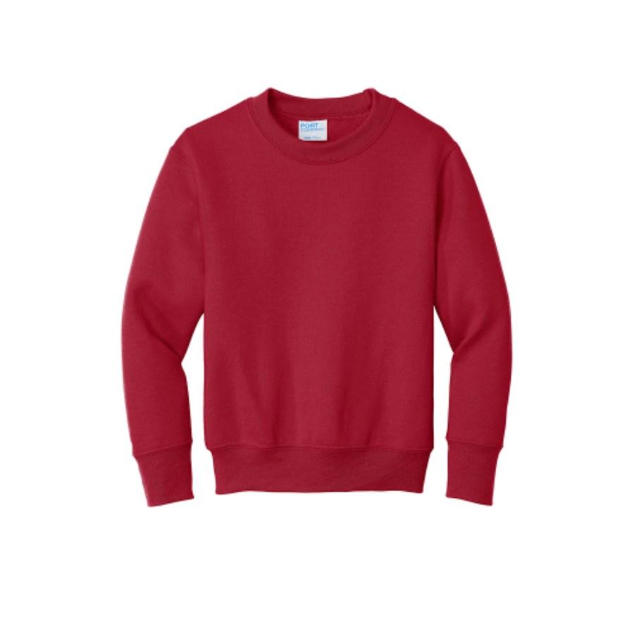Picture of Port & Co Youth Core Fleece Crewneck Sweatshirt