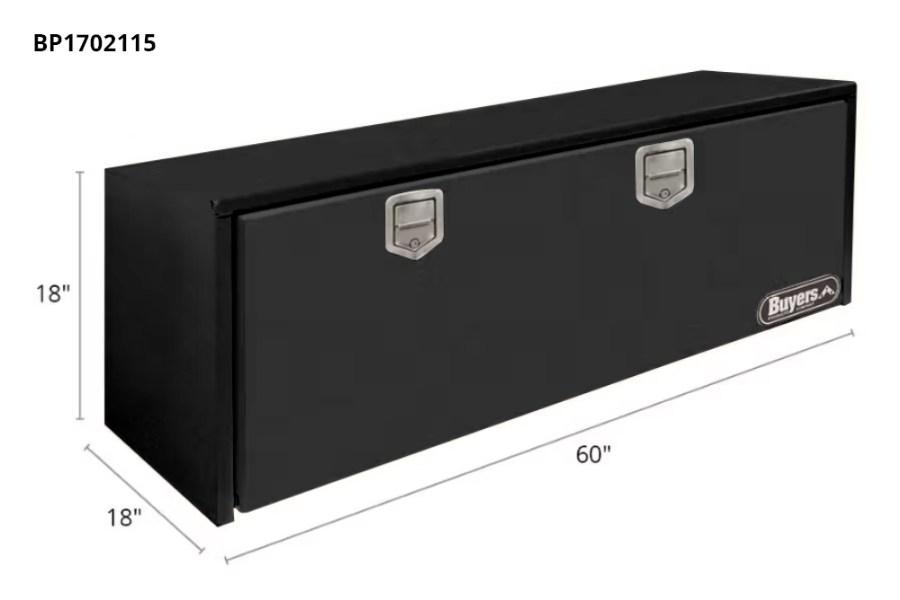 Picture of Buyers Dual Latch Steel Underbody Truck Box
