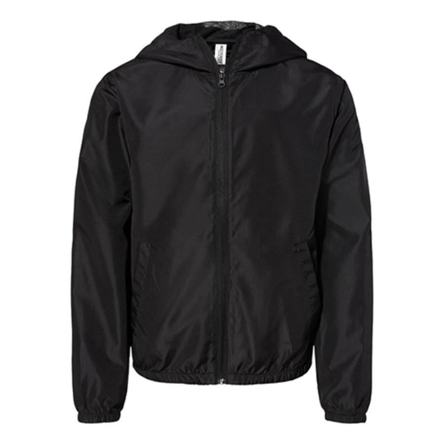 Picture of Independent Trading Co. Youth Lightweight Windbreaker Full-Zip Jacket